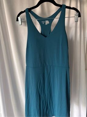 Soma Teal Racerback romper tennis dress